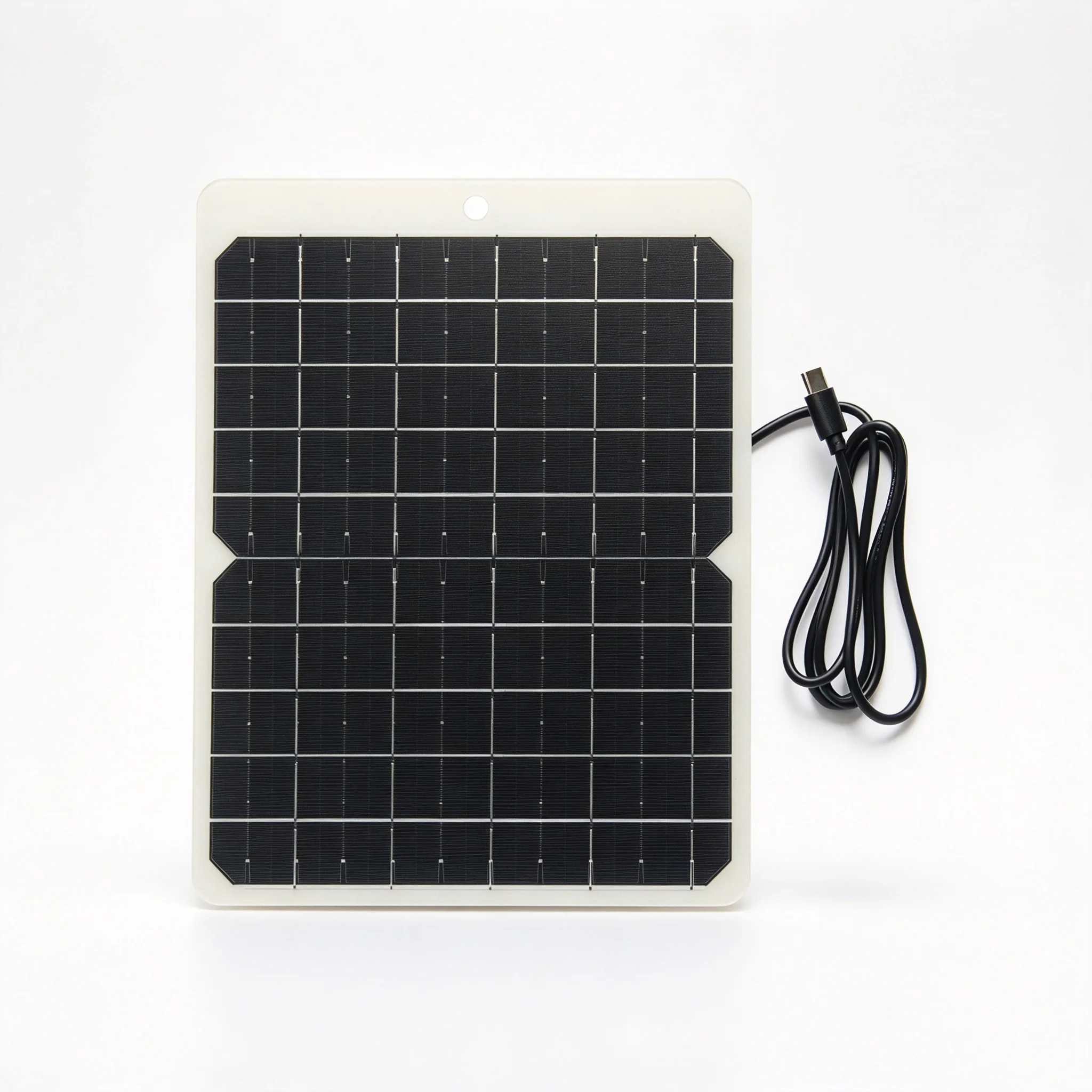 50W 5V Solar Panel Charger Type-C Output Solar Power Bank for Mobile Phone Security Camera Courtyard Streetlighs
