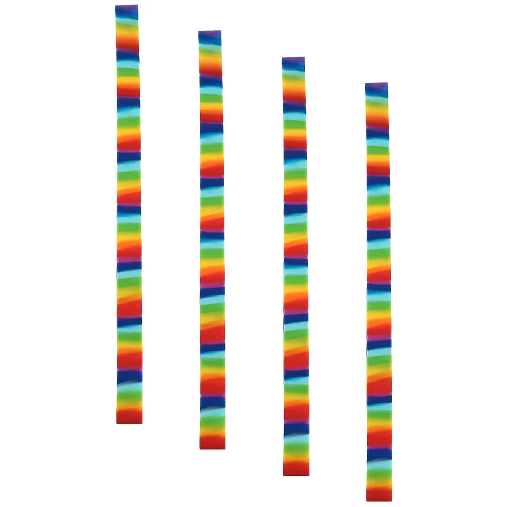 Bandas de toalla de playa, correas de fijación elásticas de silicona, Clips de arcoíris para sillas, crucero, Fiesta EN LA Piscina, accesorios de vacaciones, 4 Uds.