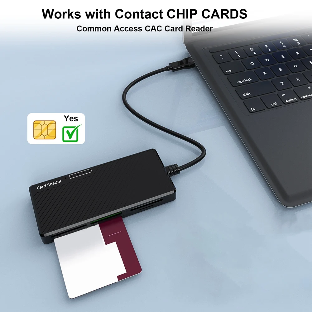 5 In 1 High Speed Multifunctional USB 3.0/Type-C Card Reader (Smart/SD/TF/MS/XD) For Digital Cameras-Y47A