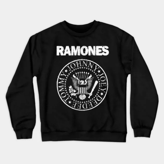 

Autumn and Winter Style Ramones Tribute Sweatshirt, "Ramones Iconic Logo" Graphic for A Trendy Look
