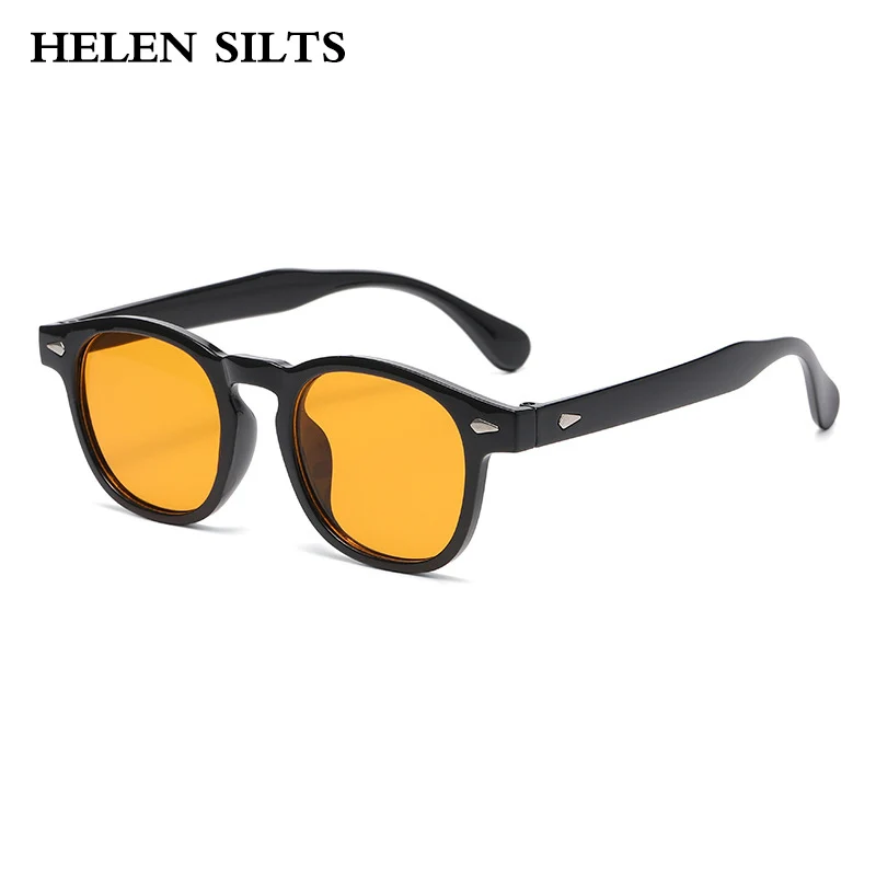 

Classic Luxury Brand Designer Round Sunglasses Women Fashion Vintage Rivet Sun Glasses Men Punk Popular Hip Hop Shades UV400