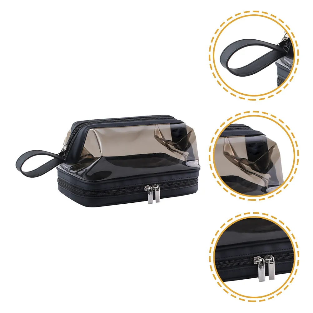 

Водонепроницаемая косметичка-органайзер для женщин: дорожная, для спортзала, душа, с прочной молнией для защиты содержимого