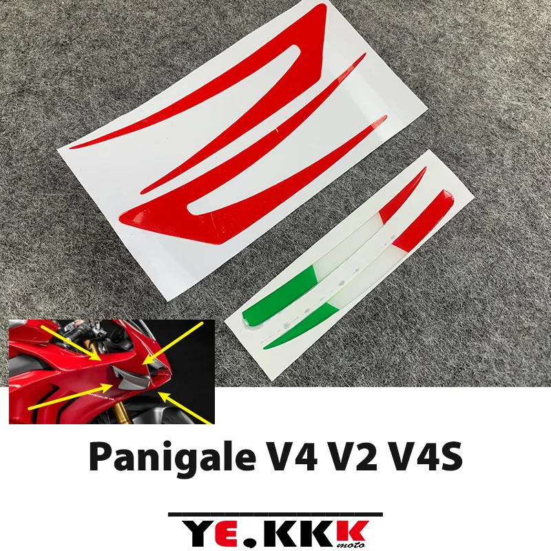 For DUCATI Panigale V4S V4R V4 V4SP SBK 2018 2019 2020 2021 Sticker Decal Custom Flanks