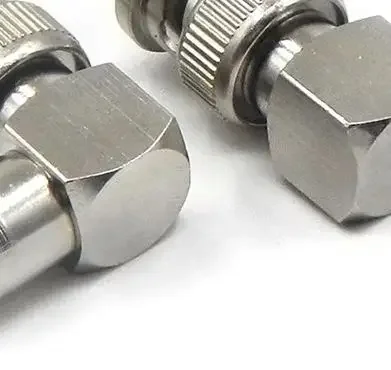 1/5/10PCS Q9 BNC Male Female 90 Degree Right Angle Connector BNC Male To BNC Female L-shaped  Brass Nickel plated