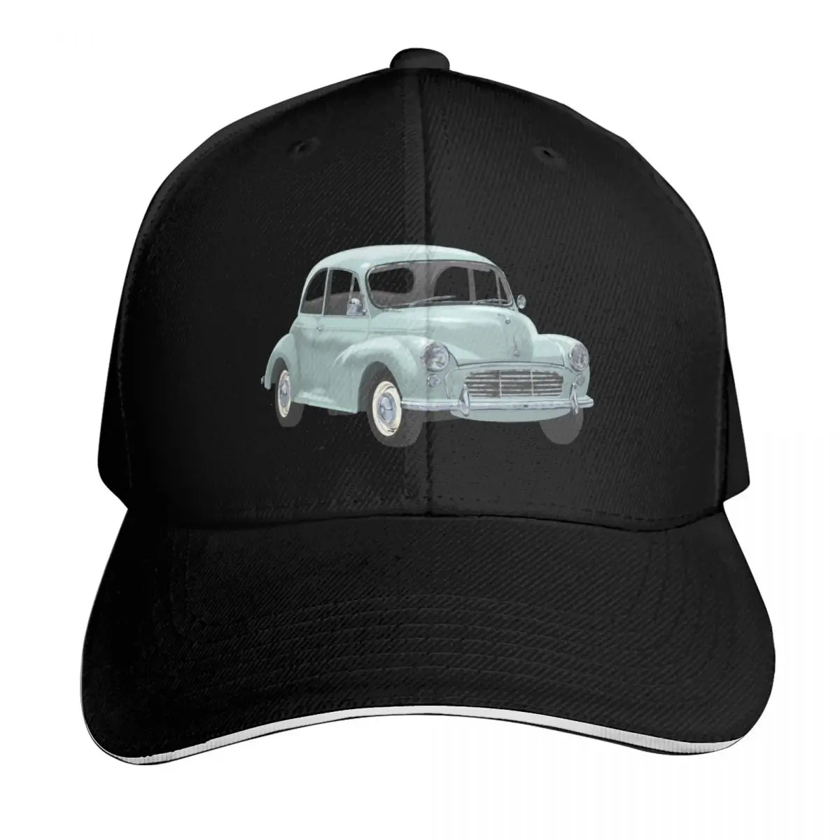 Morris Minor Baseball Cap Cotton Twill Breathable Contrast Two Tone Brim Snapback Flat Bill