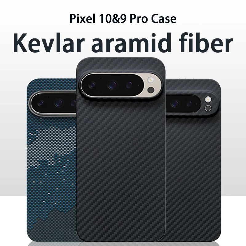 

Ультратонкий чехол из углеродного волокна для Google Pixel 10 Pro XL/9 Pro, чехол из кевларового арамидного волокна для Pixel 10 Pro, Pixel 10, 9, 9 Pro, 9 Pro XL