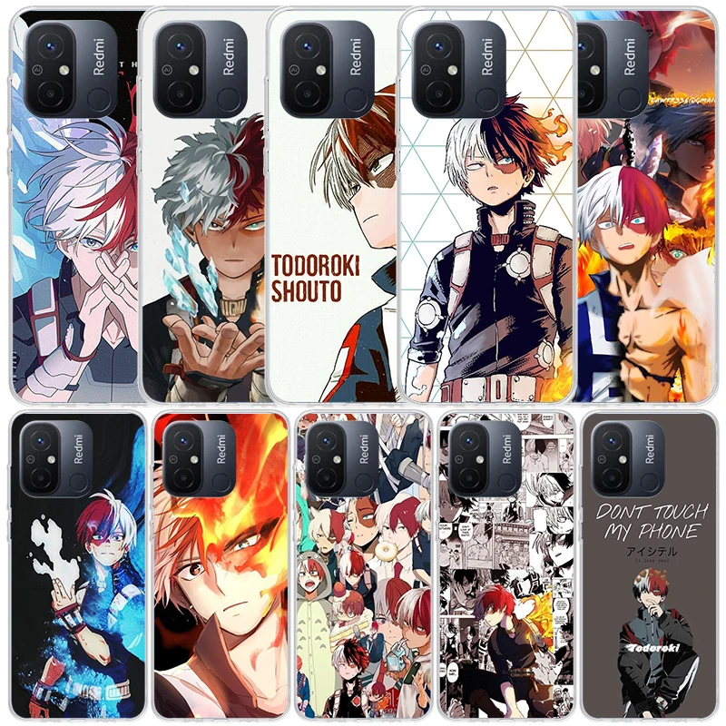 My Hero Todoroki Shoto Phone Case For Xiaomi Redmi 12C 12 10C 10 10A 9C 9A 9T 9 8 8A 7 7A 6 Pro 6A K20 K30 K40 S2 Soft Back Cove