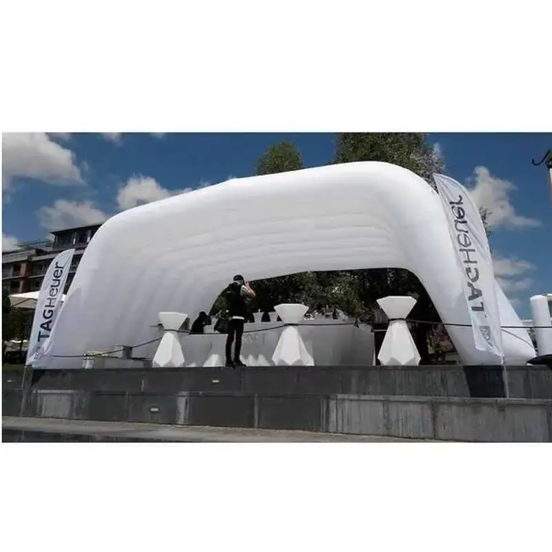 Giant Stage Cover Marquee Iatable White Party Tent Outdoor Express Ship For Concert Or Events