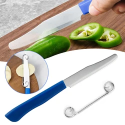 2 in 1 Kitchen Peeler Vegetable Fruit Peelers Quick Slicing Cutter with Spring Potato Shredder Carrot Peeler Kitchen Gadgets