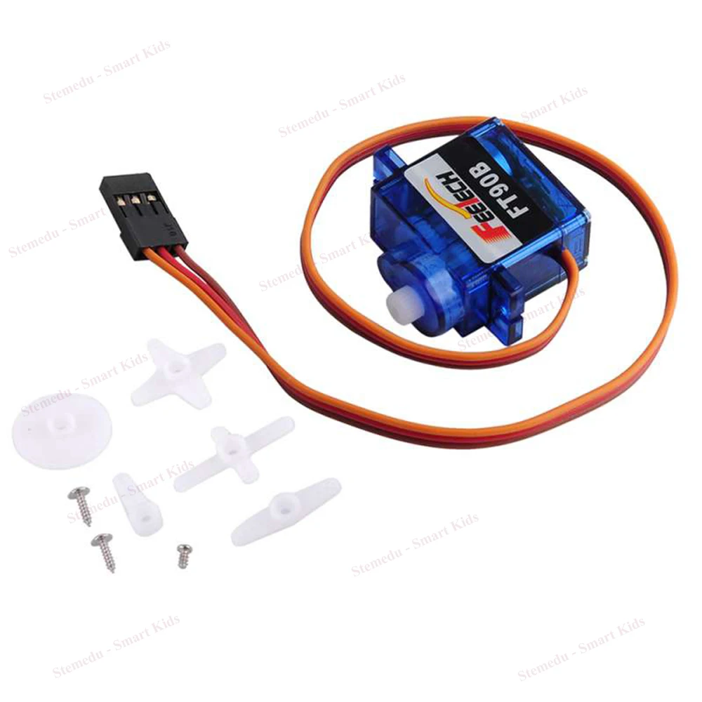 4 pezzi 1.5kg 9g leggero digitale micro servo ingranaggio in plastica piccolo servomotore 3-6V 180 gradi FT90B per Arduino RC Drone Robot