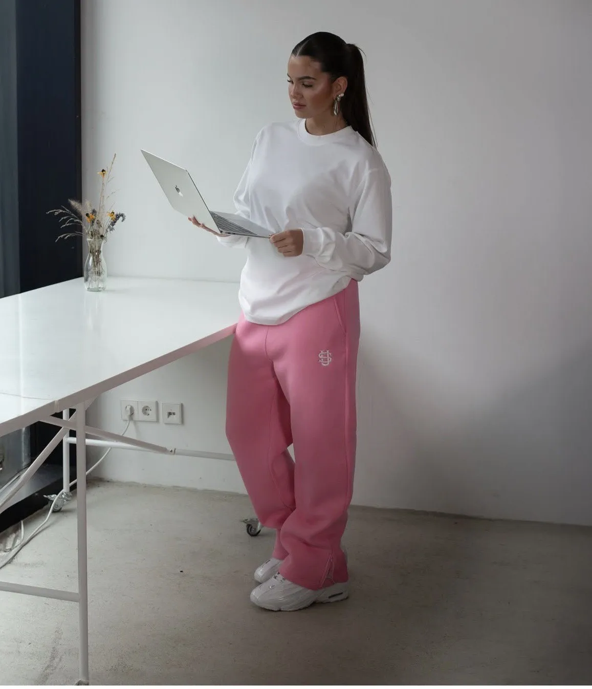 2026 Sommer-Sport-Hosen mit weitem Bein, lockere, gerade geschnittene Freizeithosen, bequeme Streifen – Detail 11