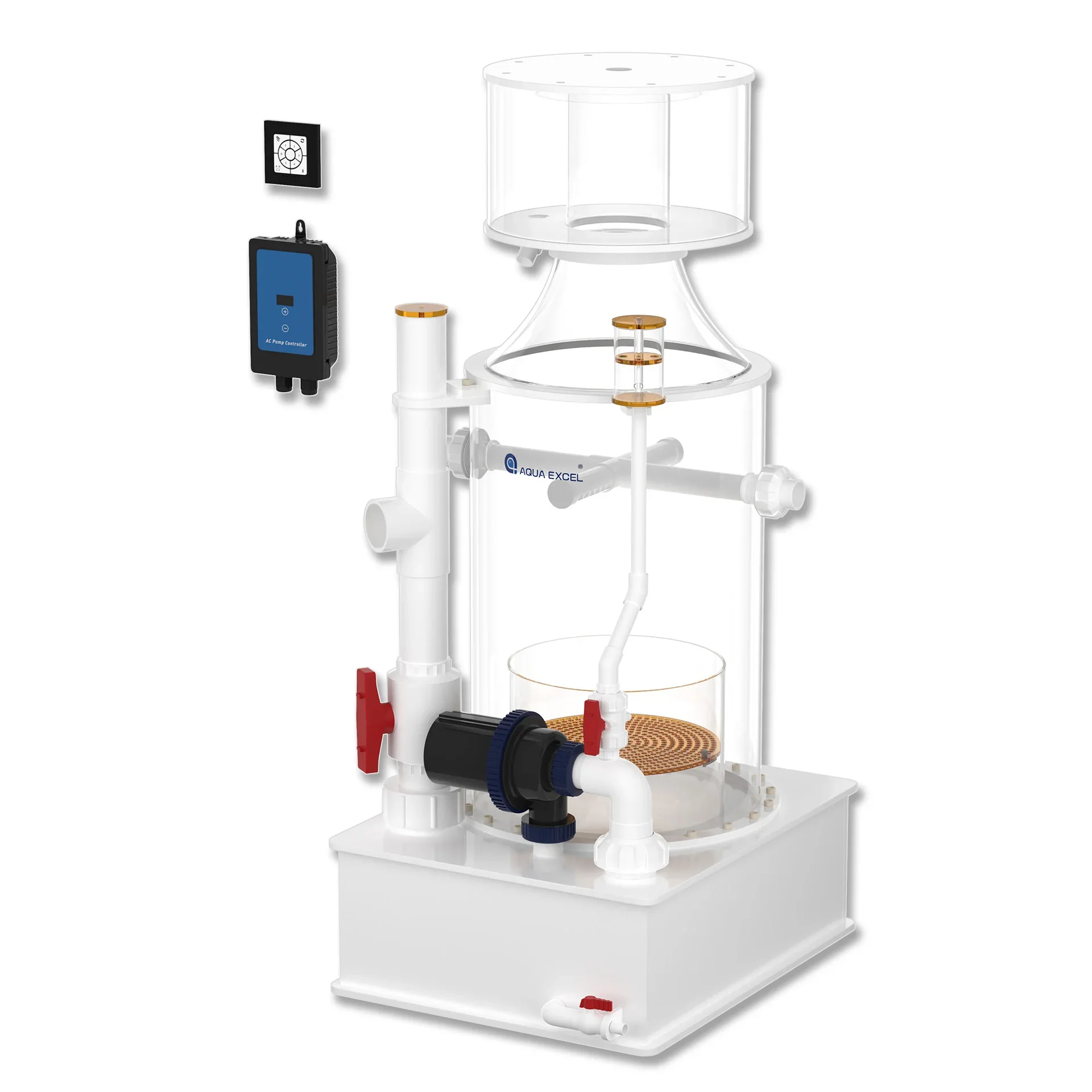 Hot Selling AQUAEXCEL AE-SK400D Modern Large Protein Skimmer with AC Pump for Reef Tank and Fish Aquarium