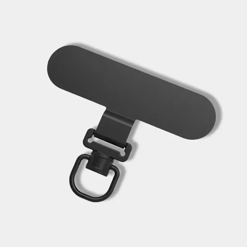 360 °   Draaibare telefoonkoord Clip Patch Ultradunne roestvrijstalen telefoonhoes Hangende touwkaart Anti-verloren riem Vaste pakking