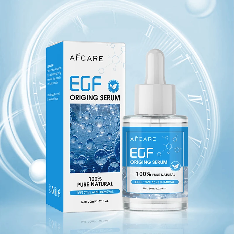 Afcare Acne Treatment Removal Serum 100% EGF Natural Essence Repair Skin Efficiency Clearing Severe Acne Brightening Skin