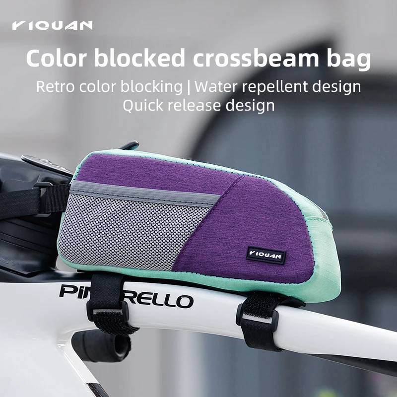 ESLNF Colorful Bike Top Tube Bag Mountain Bike Road Bike Outdoor Cycling Bag Bicycle Accessories Colorful Bicycle Top Tube Bag