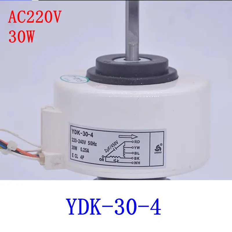 

For Chigo Air Conditioning Motor Fan parts YDK-30-4 AC220v 30W