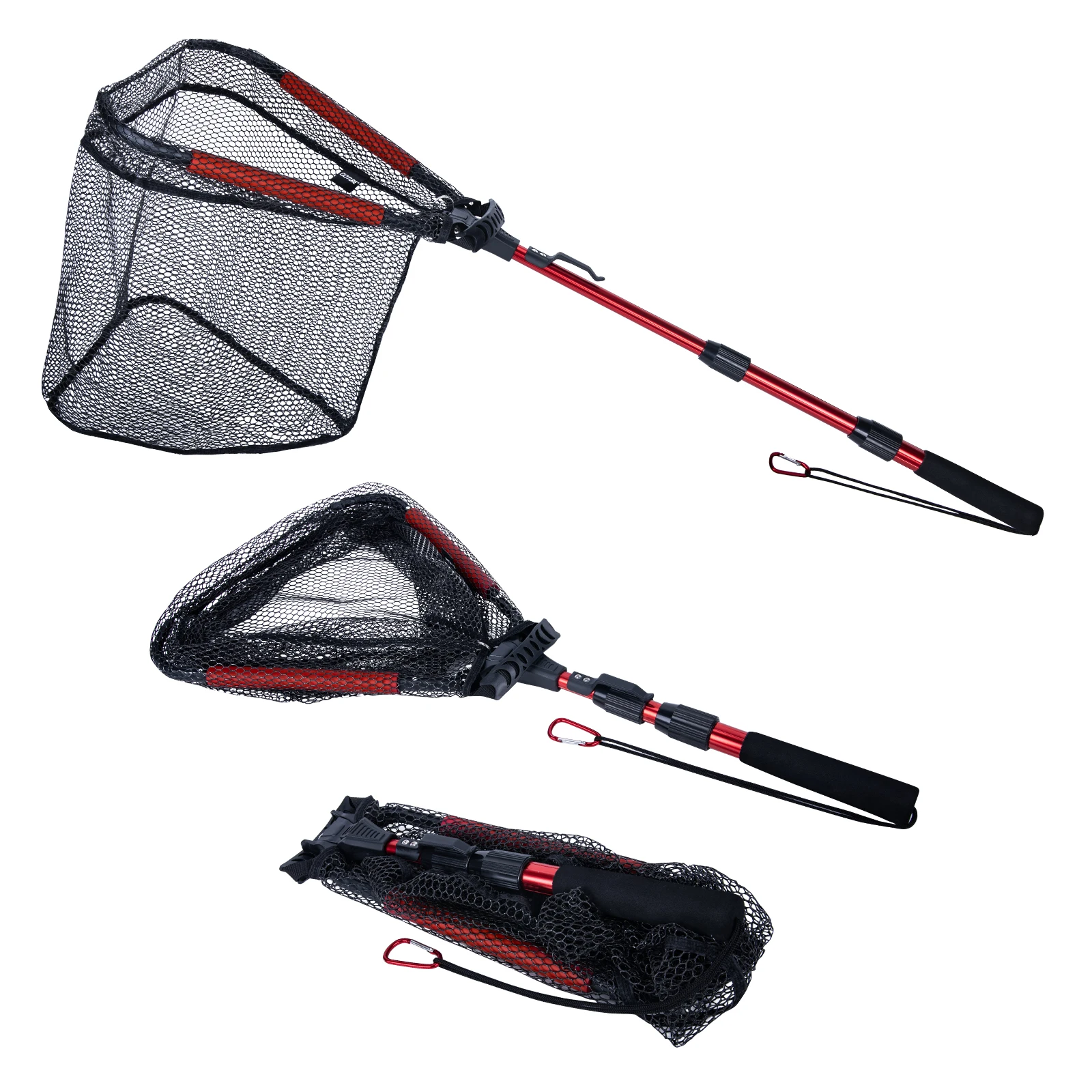 

Goture Portable Folding Fishing Brail Net Fishing Landing Net Scoop Net For Kayaking, Flies Catfish Sea Bass Crabs Fishing Tools