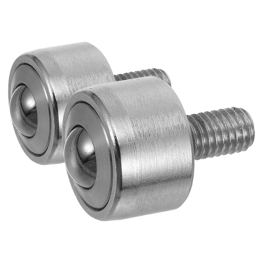 2Pcs Roller Caster For Industrial Equipment Mechanical Engineering Bearing Transfer Units Threaded Rod