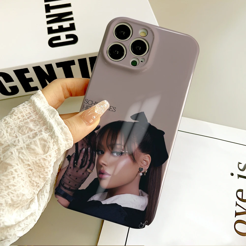 Singer Ayliva in liebe Phone Case For IPhone 16 15 14 13 12 11 Plus Pro Max Mini Glossy HD Hard Cover Film Shell