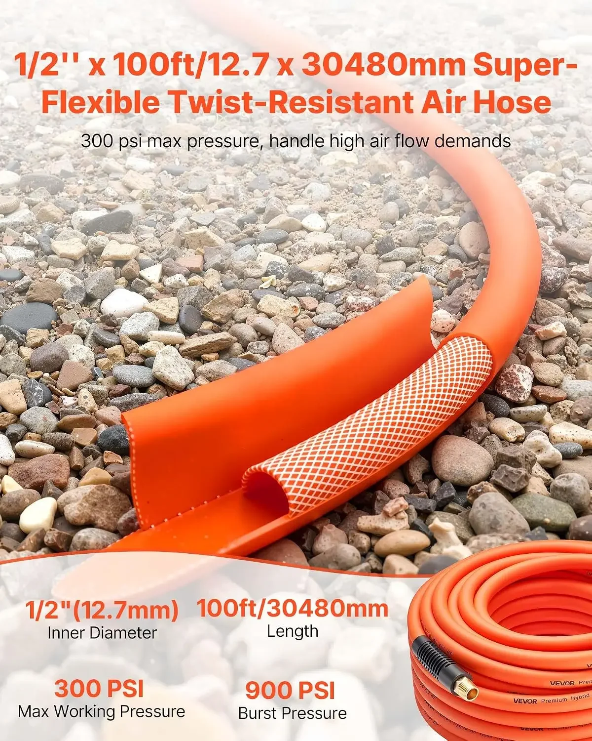 Air Hose, 1/2