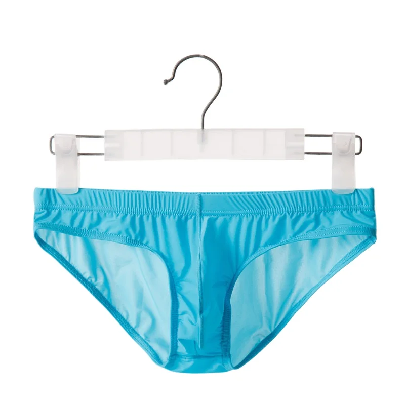 

Мужские трусы из ледяного шелка: сексуальные, тонкие, прозрачные, с низкой посадкой, однослойные, прохладные, высокоэластичные шорты для повседневной носки, комфортные трусы для молодежи