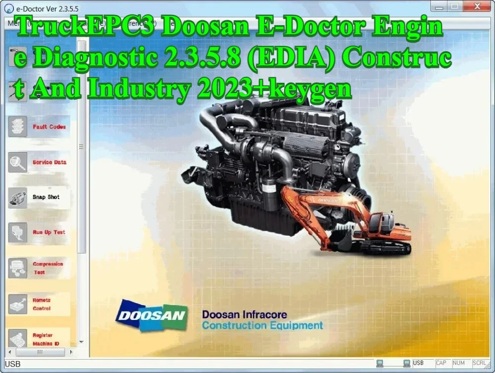 

TruckEPC3 Doosan E-Doctor Engine Diagnostic 2.3.5.8 (EDIA) Конструкция и промышленность 2023+keygen