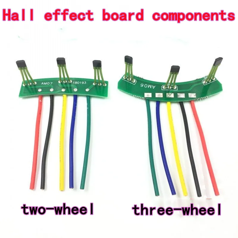 

10PCS Hall effect board components for electric vehicle motors: 3144, 41F, 43F, 413 Hall effect circuit board - 120° / 60°