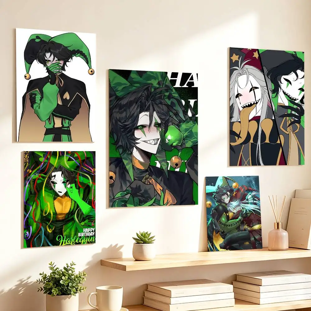 The Freak Circus H-Harlequin Poster HD Self Adhesive Waterproof Wall Art Ideal for Home Office Dorm Gift