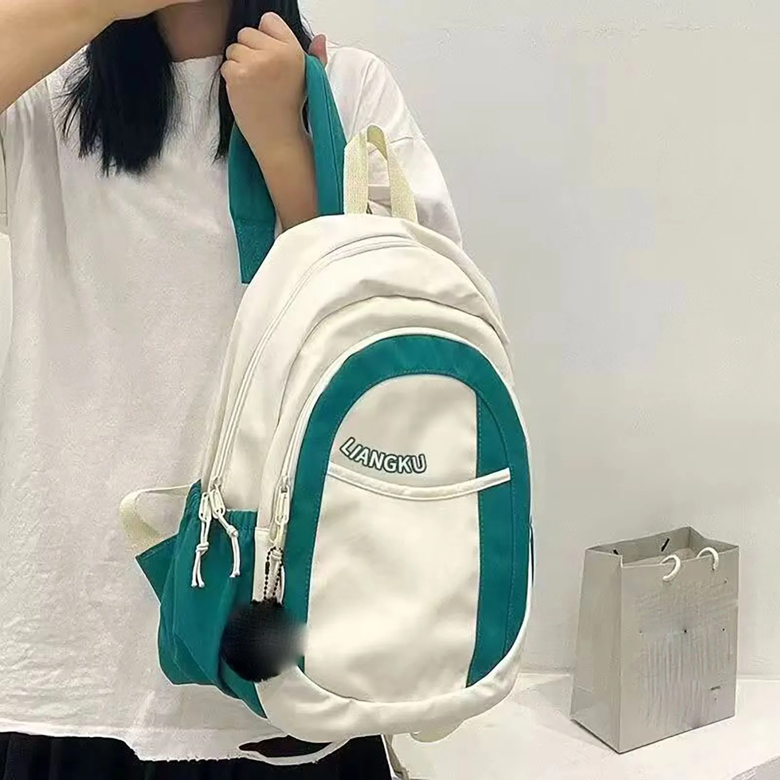 

Ultralight Outdoor Backpack High Quality Nylon Rucksack For Camping Hiking Picnic Travel Creative Color Collision Schoolbag