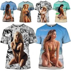 3D Printing Men's T-Shirts Women's Sexy Clothes Beautiful Butt Endless Cartoon T-Shirts Men's Summer Tops T-Shirts