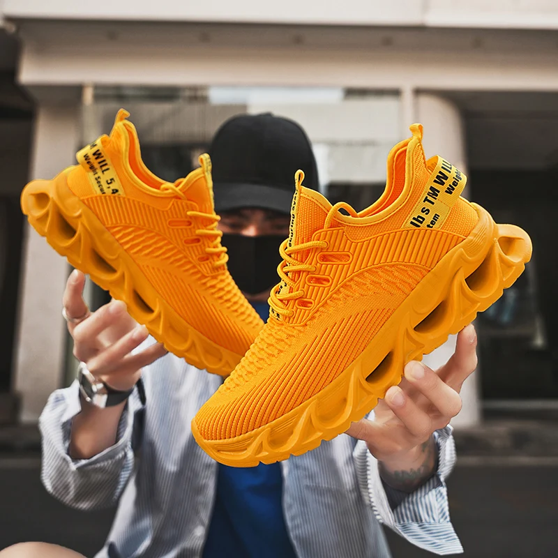 

Summer Men's Running Lightweight Sports Platform Training Breathable Outdoor Anti Slip Shock-absorbing Casual Brand Men's Shoes