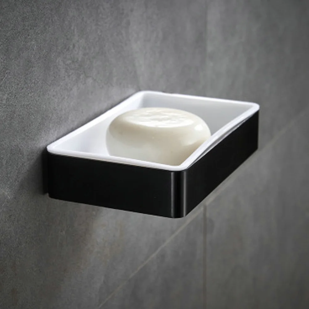 

Soap Holder Bathroom Drain Rack Storage Simple Stylish Friendly Anti Corrosion Mold Resistant Safe Home
