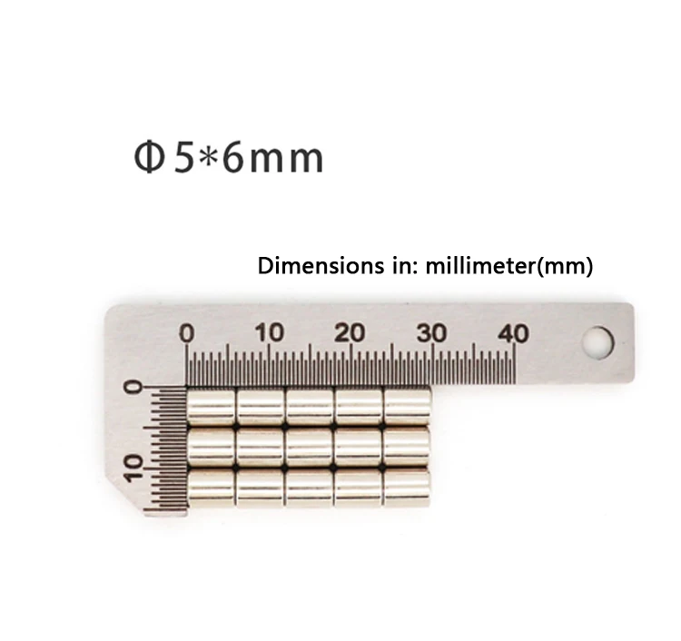5x0,5 5x1 5x2 5x3 5x4 5x5 5x6 5x8 5x10 mm Starke Runde Magnete für Kühlschrank Büronutzung Kühlschrankmagnet Magnethaken 5x0,5mm – Detail 12