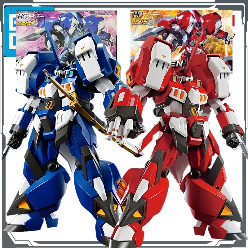 Bandai kit de modelo original gundam hg altreen nact & alteisen 1/144 anime figura de ação montagem modelo brinquedos modelo presentes para meninos