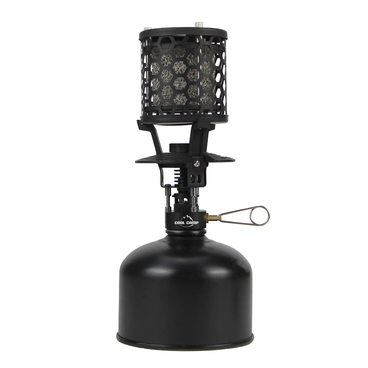 Portable Camping Heater, Mini Gas Stove, Lightweight for Fishing Hiking, Outdoor Cooking and Heating, Compact Campfire Furnace