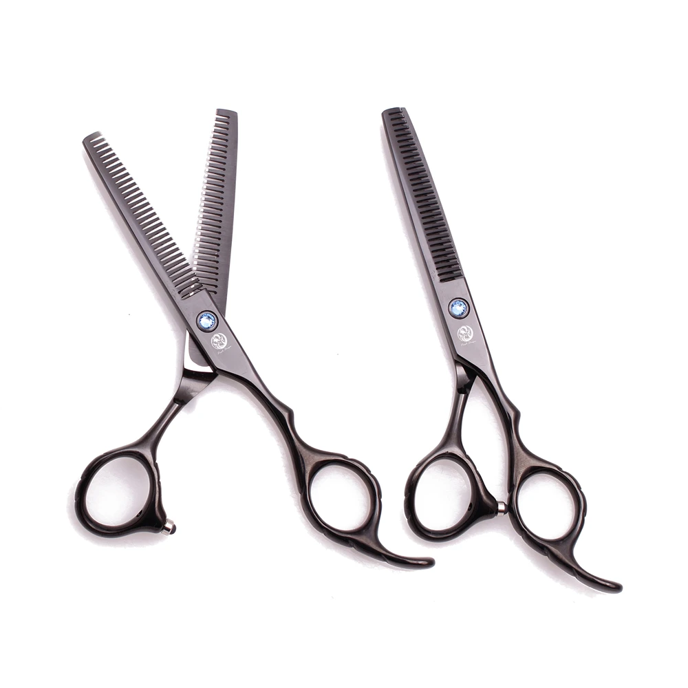 Professional Hair Scissors Double Teeth Purple Dragon 6