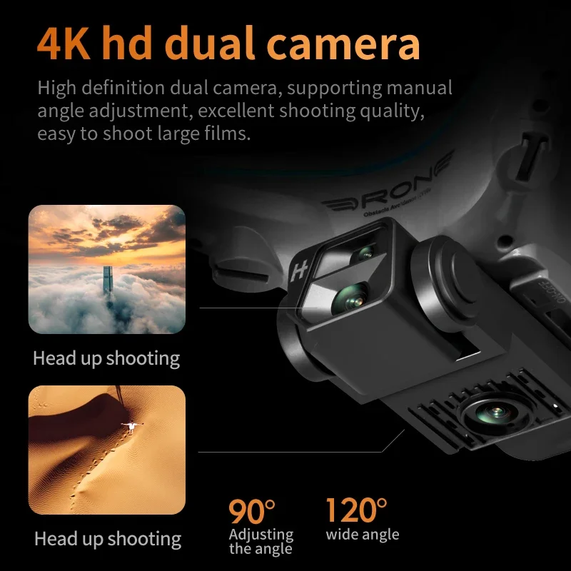 Ky102 prodleva 8k profesional dual-camera vzdušný fotografie 360 překážka avoidance optický tavidlo four-axis rc UAV 10000m