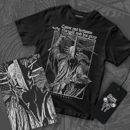 La camisa de algodón Nazgûl y su Prey, camiseta unisex de todas las tallas