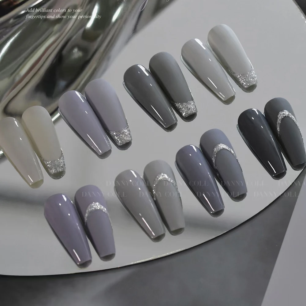 Autumn And Winter Grey Macaron Nail Gel Polish Set Whole Set Soak Off Gel With Color Chart 15ml Wysokiej jakości lakiery żelowe do paznokci