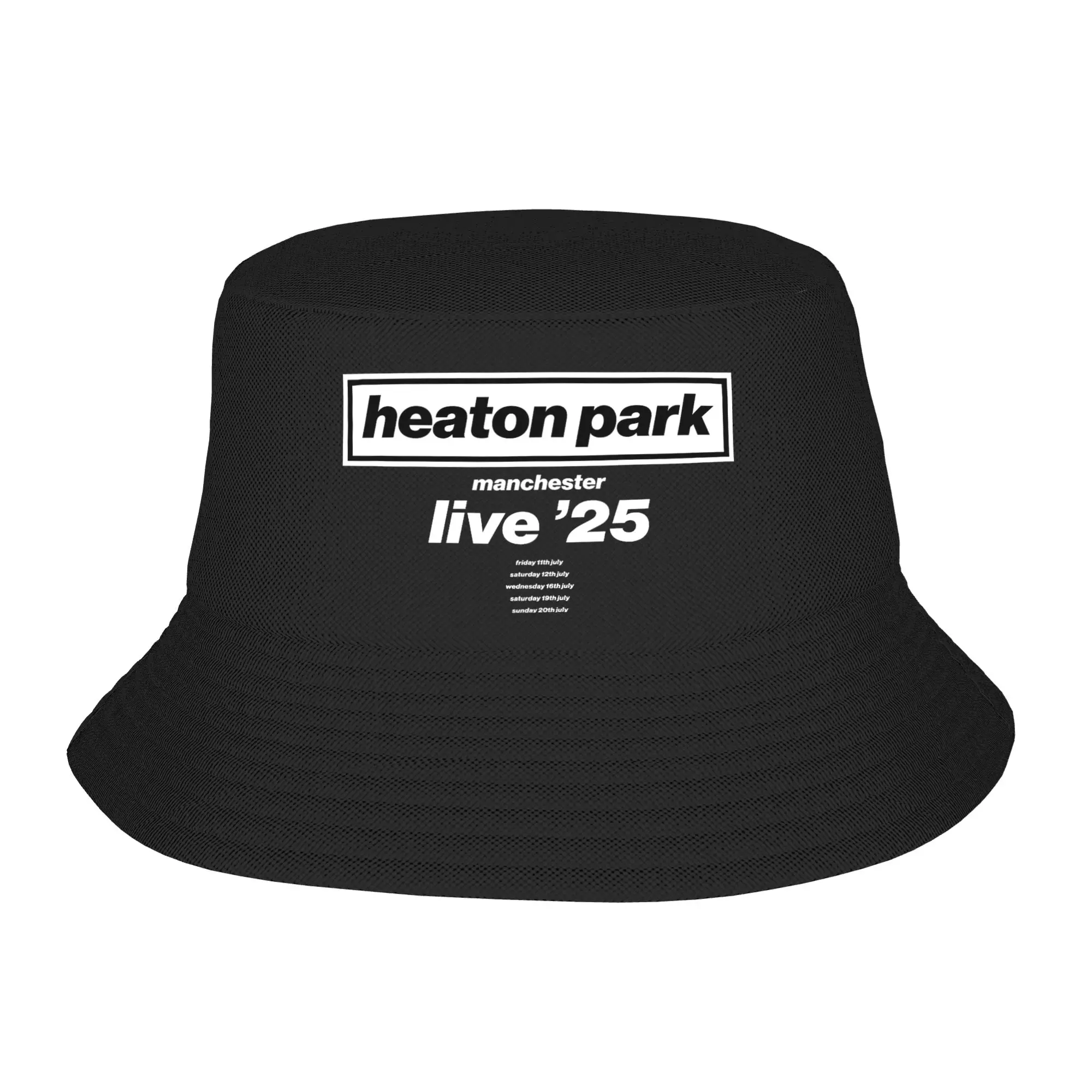 Hot Summer Headwear O-Oasis Live '25 Tour Heaton Park Bucket Hat Trendy Sun Hat  Session Hat Lightweight Fishing Caps Camping