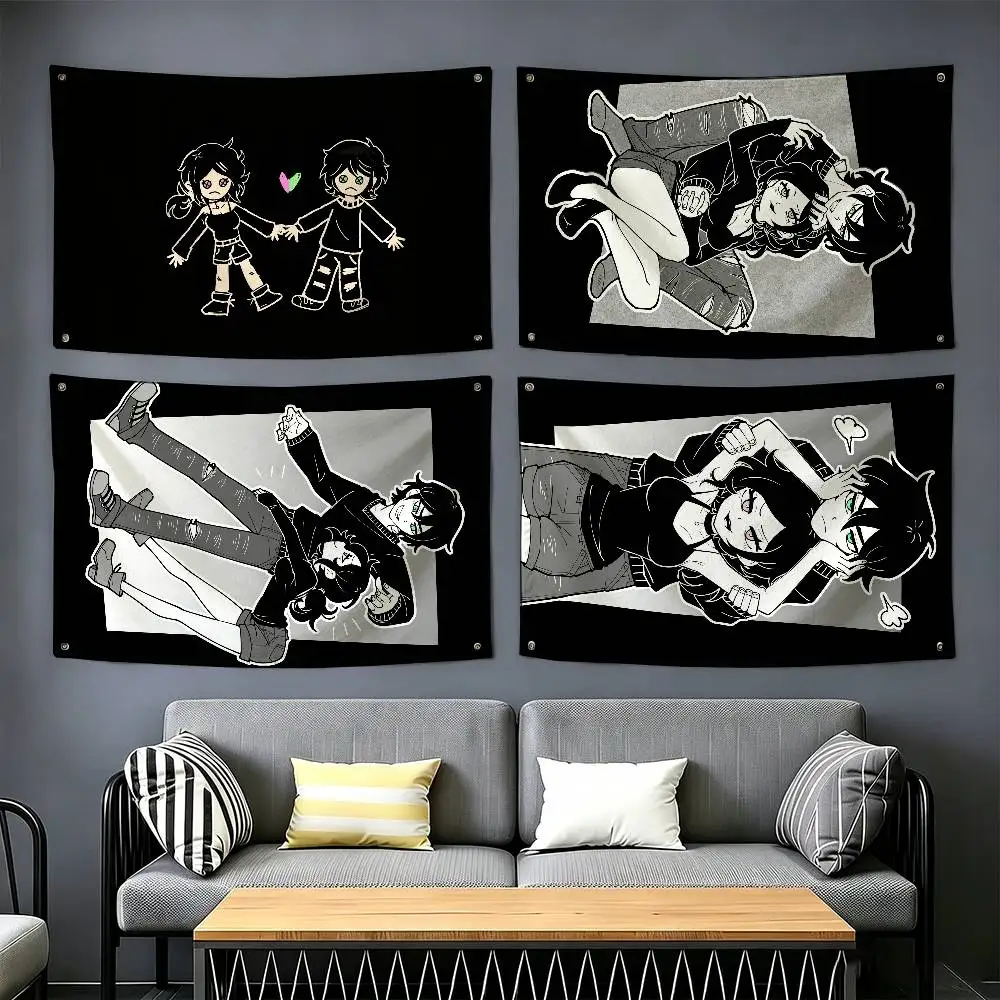 

Andy And LeyLey Flags Suitable For Party Club Outdoor Interior Wall Decoration Banner Fans Gift