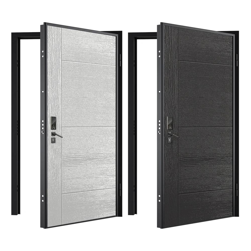 

Luxury Modern European Aluminum Alloy Entry Security Door with Anti-theft Etching Panel for Houses Homes Apartments Cottages