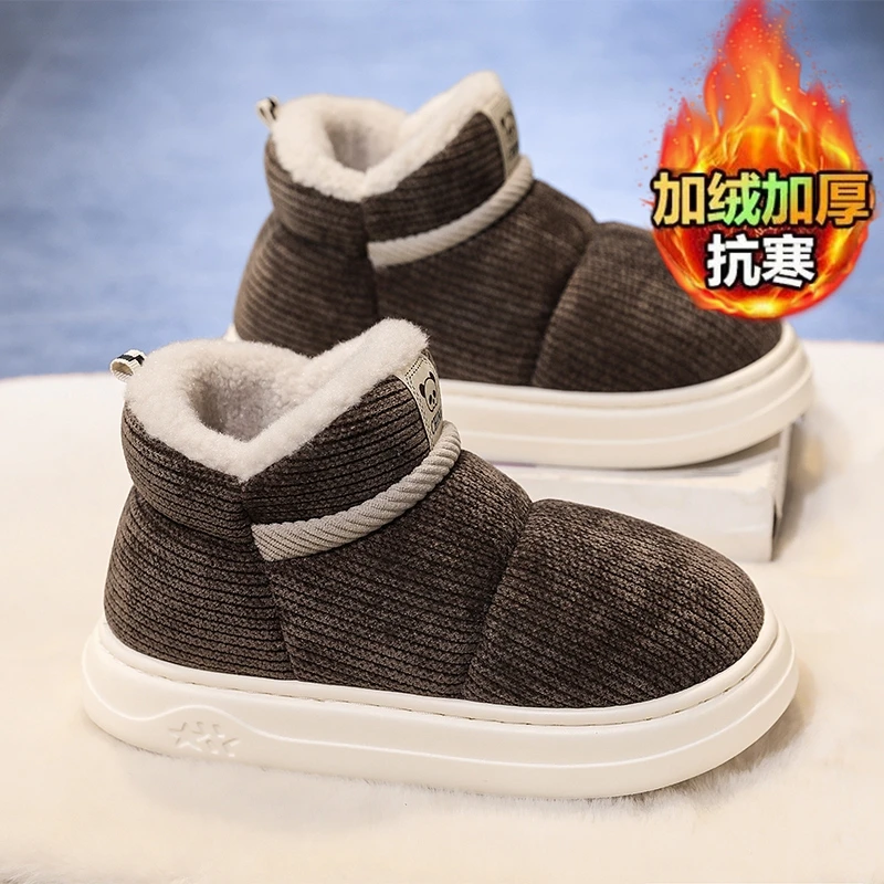 الشتاء الثلوج التمهيد جديد غامض الدافئة الرجال الراحة الأحذية في الهواء الطلق أزياء الأولاد أحذية بسيطة عدم الانزلاق النساء أحذية رياضية