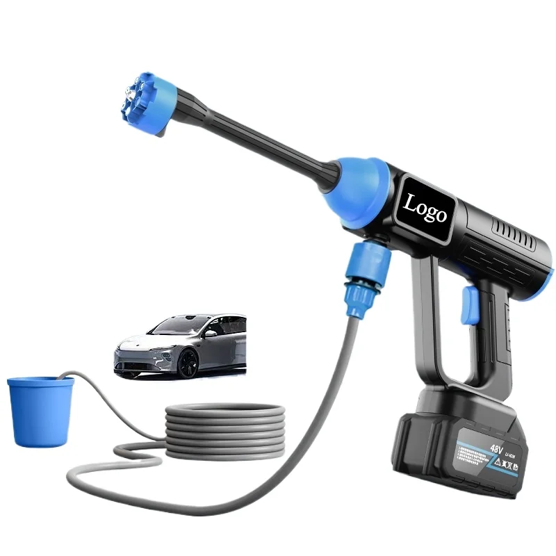Portable High-Pressure Electric Car Washer Brushless Motor 1000W High Power Effective Cleaning Wash Machine Cordless Car Washing