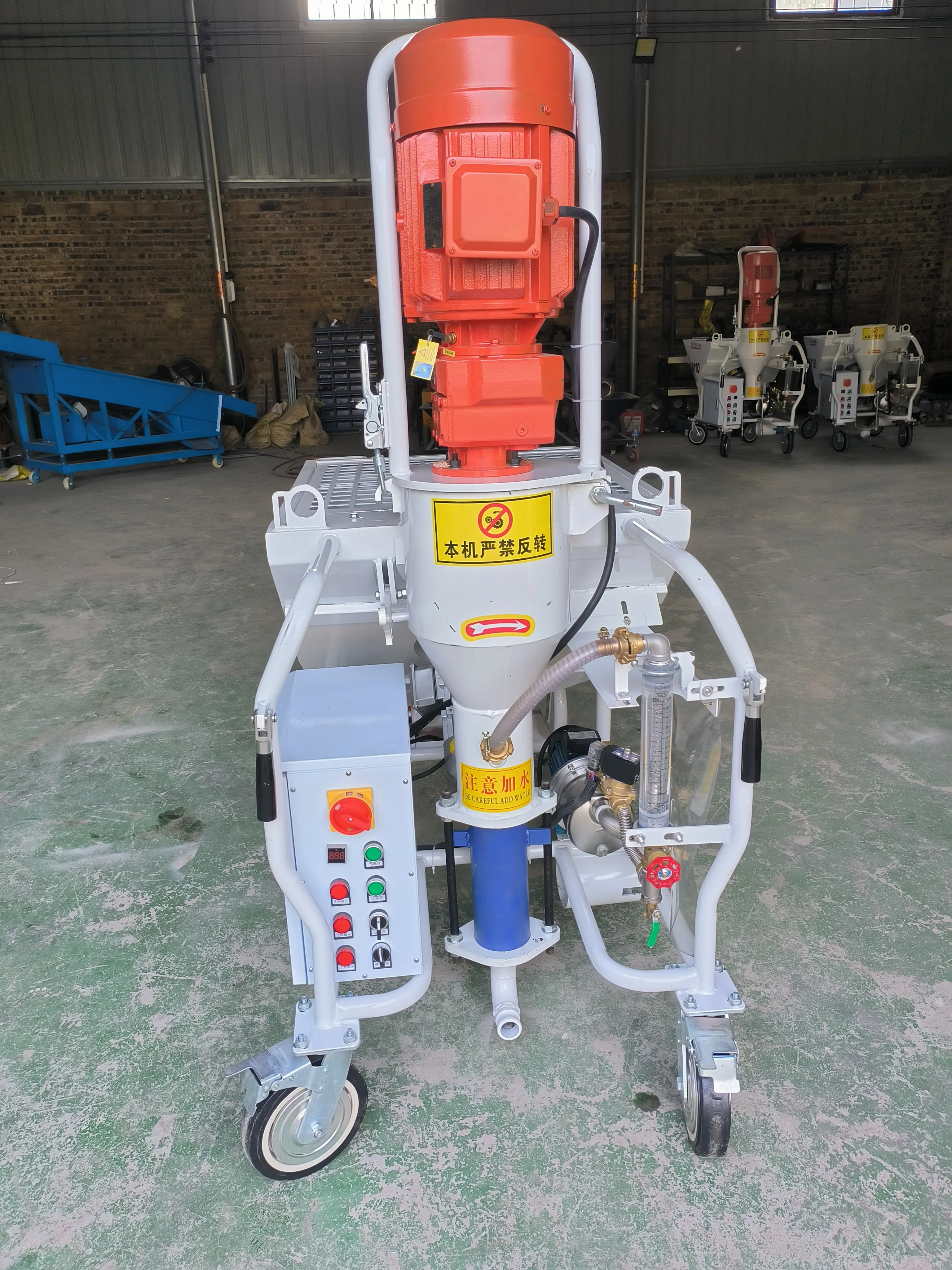 M9 Wall Putty Gypsum Spraying Machine, Mortar Cement Plastering Machine