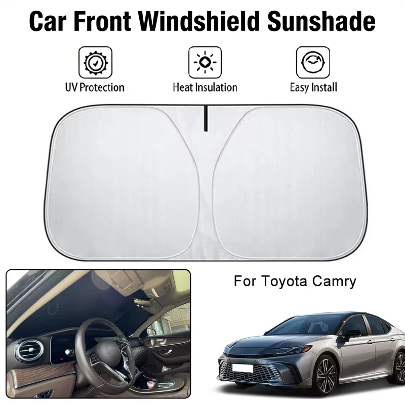 

Foldable Car Windshield Sun Shade UV Block Heat Insulation For Toyota Camry Interior Protection Accessories
