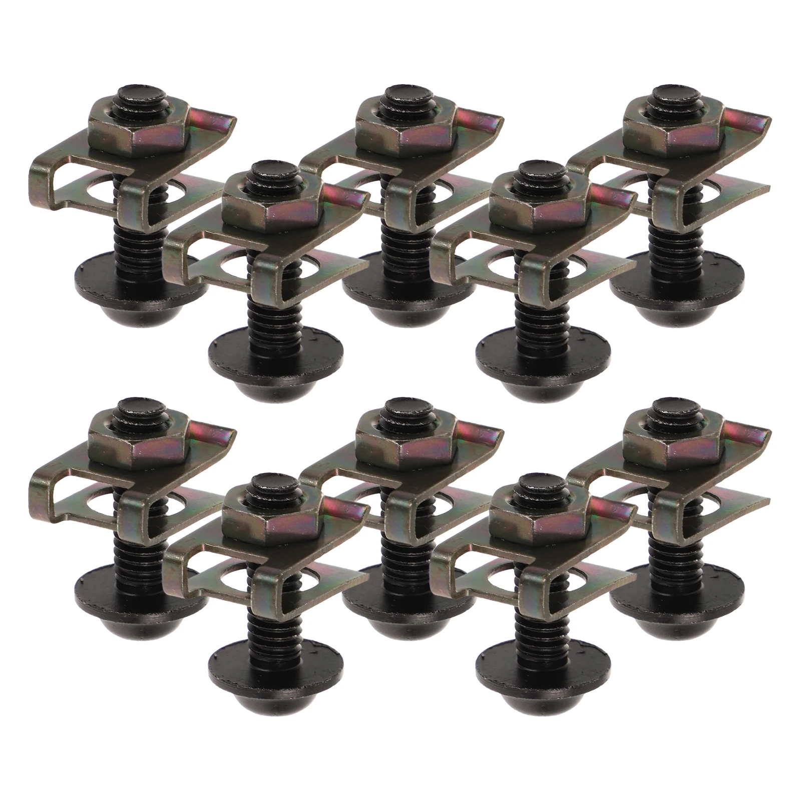 

20pcs Motorcycle Body Screws 6Mm Self-Tapping Bolts Kit For Fairing Mounting Windshield Hardware Universal Powersports Parts