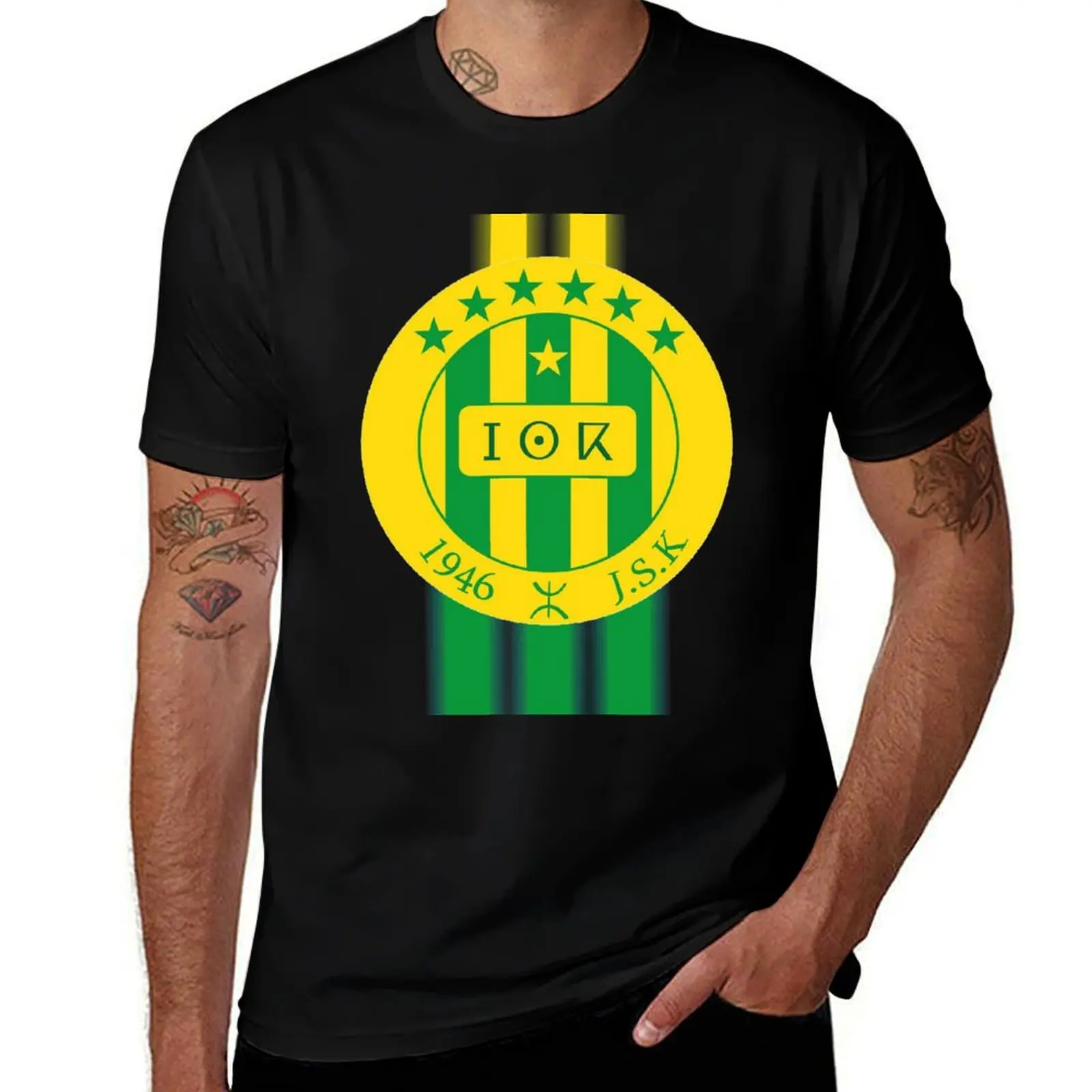 

JS Kabylie football fans Algiria Tizi Ouzou T-Shirt t shirts for man cotton funny cotton t shirts high quality T-shirt