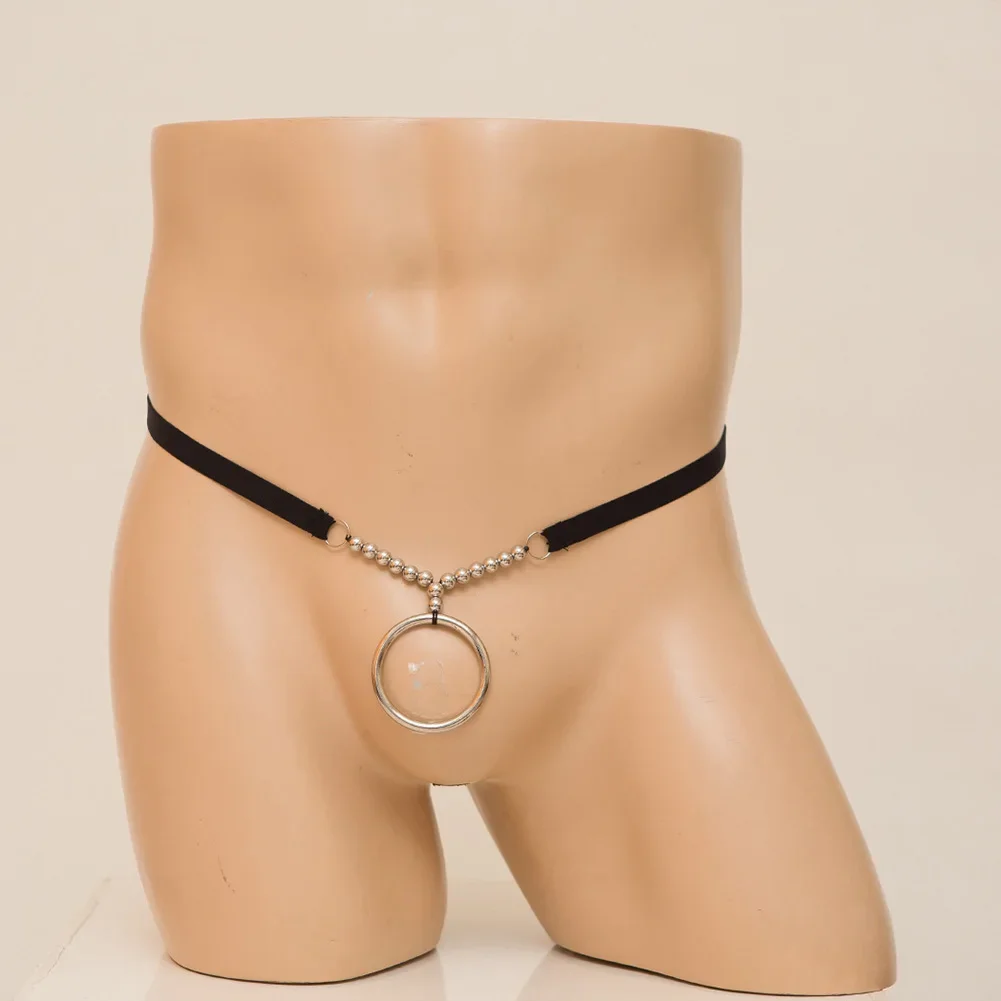 

Men Sexy Lingerie G-Strings Sissy Erotic Hombre Underwear Hollow Ring Hole Sexy Adult Man Pouch Open Crotch Open Butt Thongs