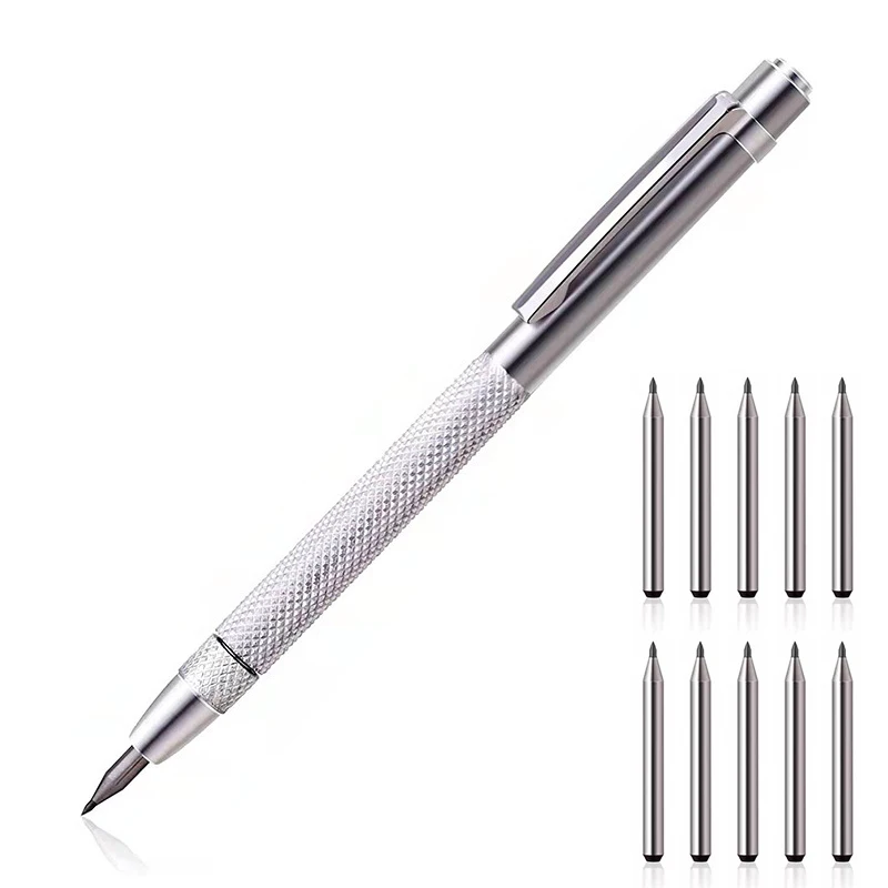 Diamante Scribing Pen, Ponta De Carboneto De Tungstênio, Caneta De Gravura De Carboneto, Nib Stylus Pen para Vidro, Cerâmica, Metal Mão Também